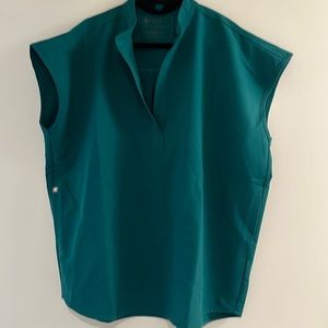 Figs Rafaela Oversized Scrub Top- Hunter Green Limited Color!